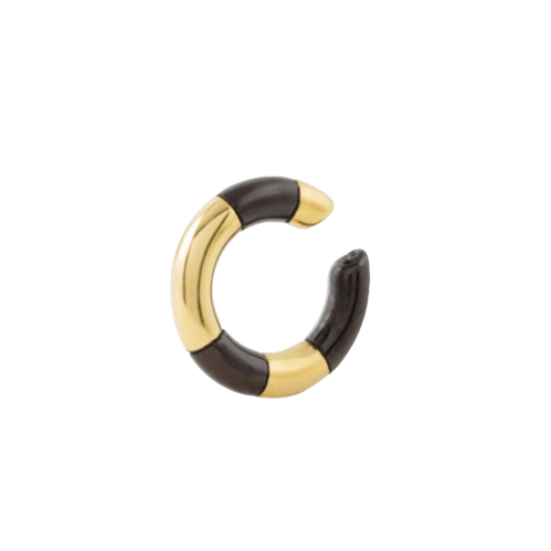 Blake GB Two-Tone Round Ear Cuff