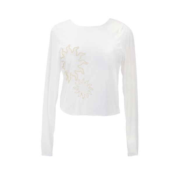 CARLOTA MESH SWEATER